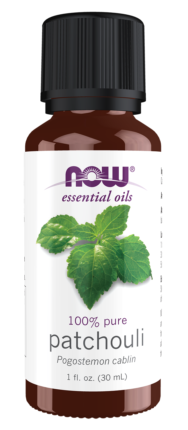 NOW Essential Oils, Patchouli Oil, Steam Distilled, Undiluted, 1 fl. oz — product image