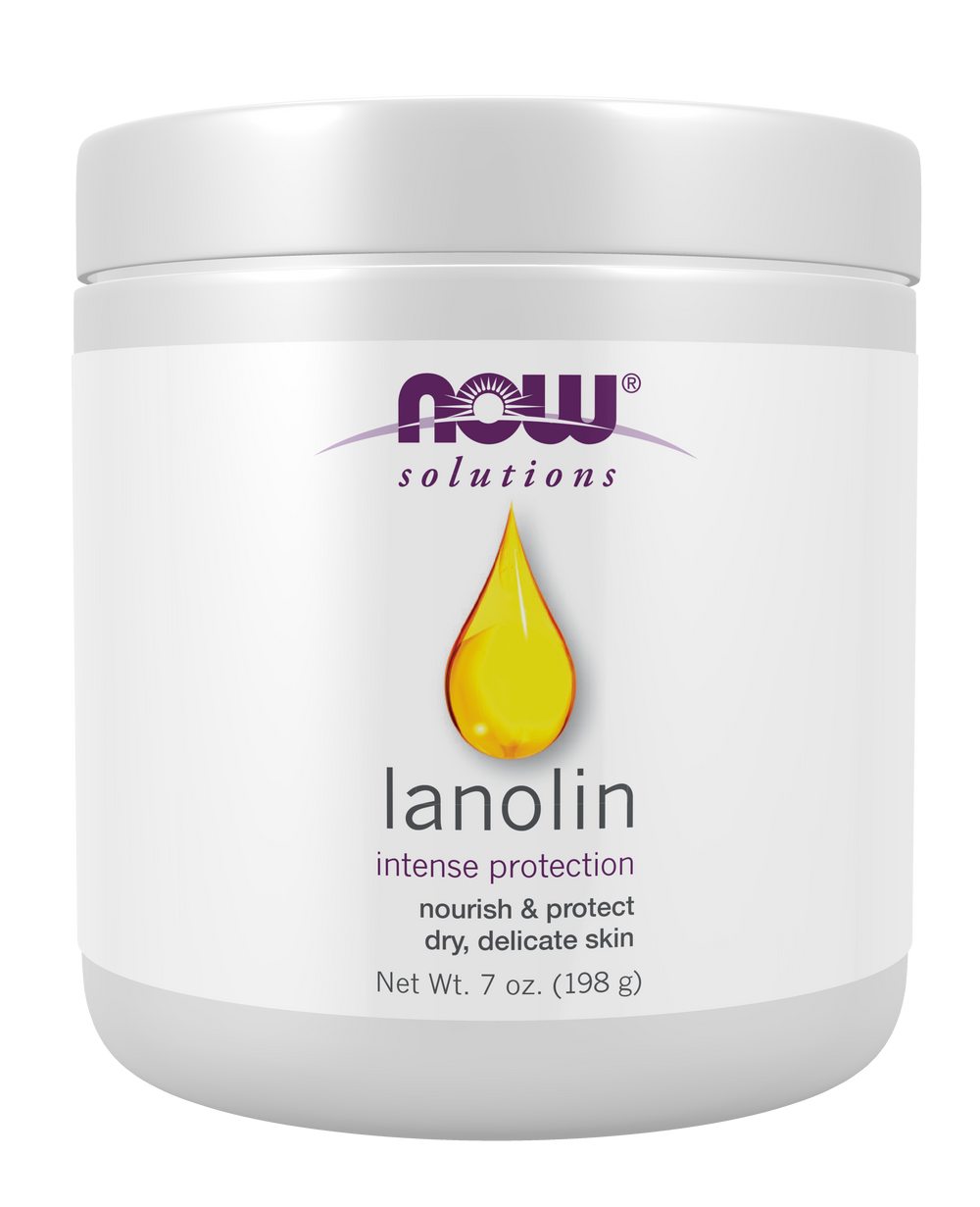 NOW Solutions, Lanolin, For Rough Dry Skin, 7 oz — product image