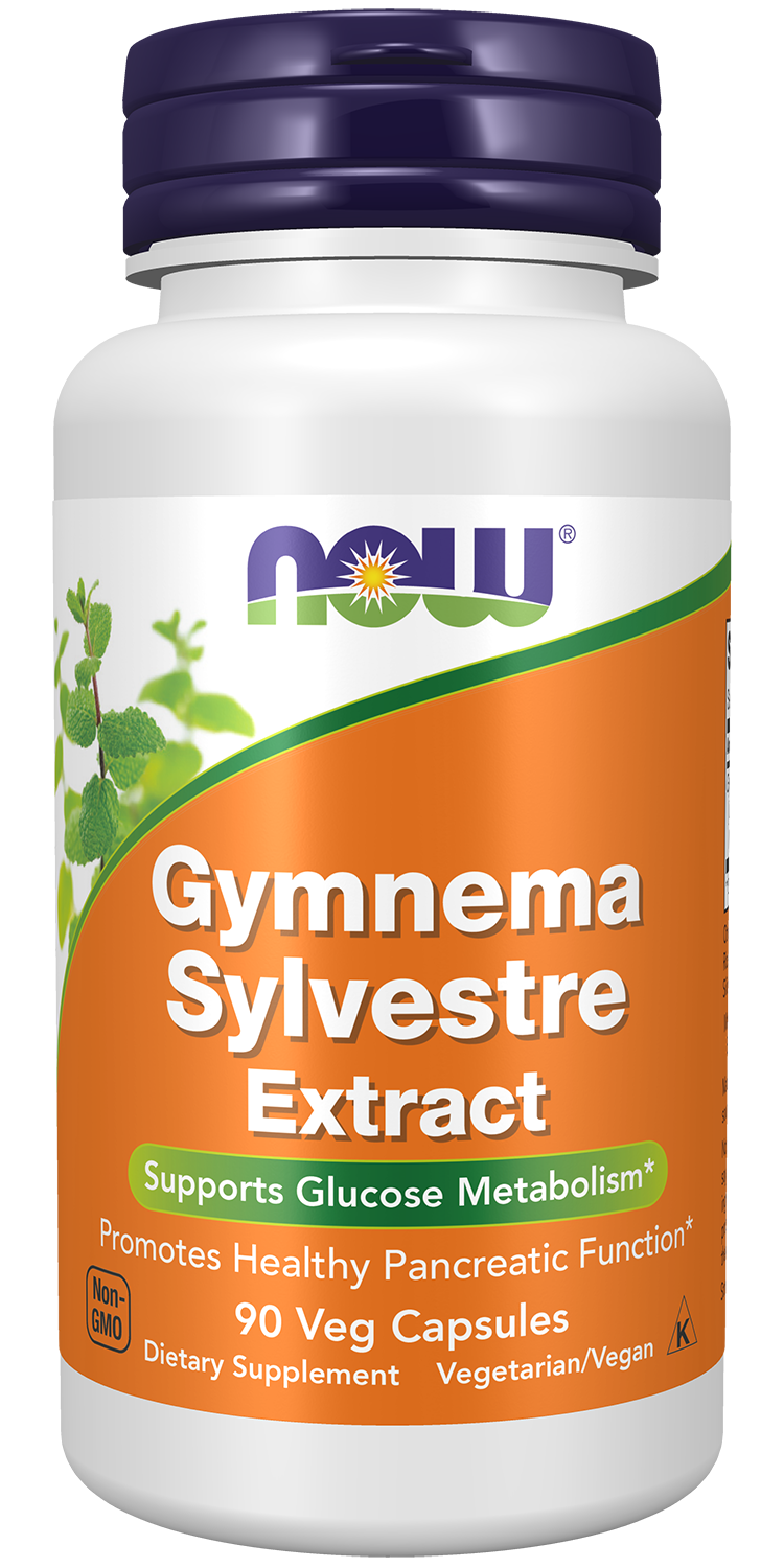 NOW Supplements, Gymnema Sylvestre Extract, 90 Veg Caps — product image