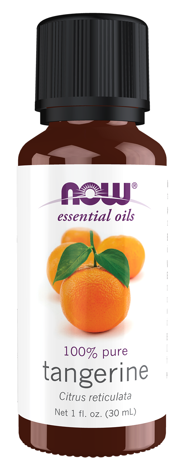NOW Essential Oils, Tangerine Oil, Undiluted, Cold Pressed, 1 fl. oz — product image