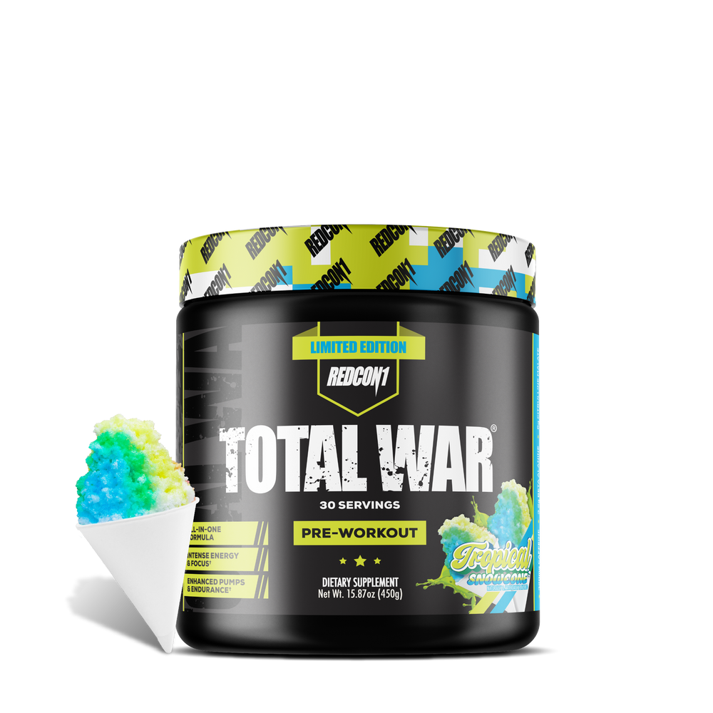 Redcon1 Total War Pre Workout - 30 Servings - Tropical Snowcone product image