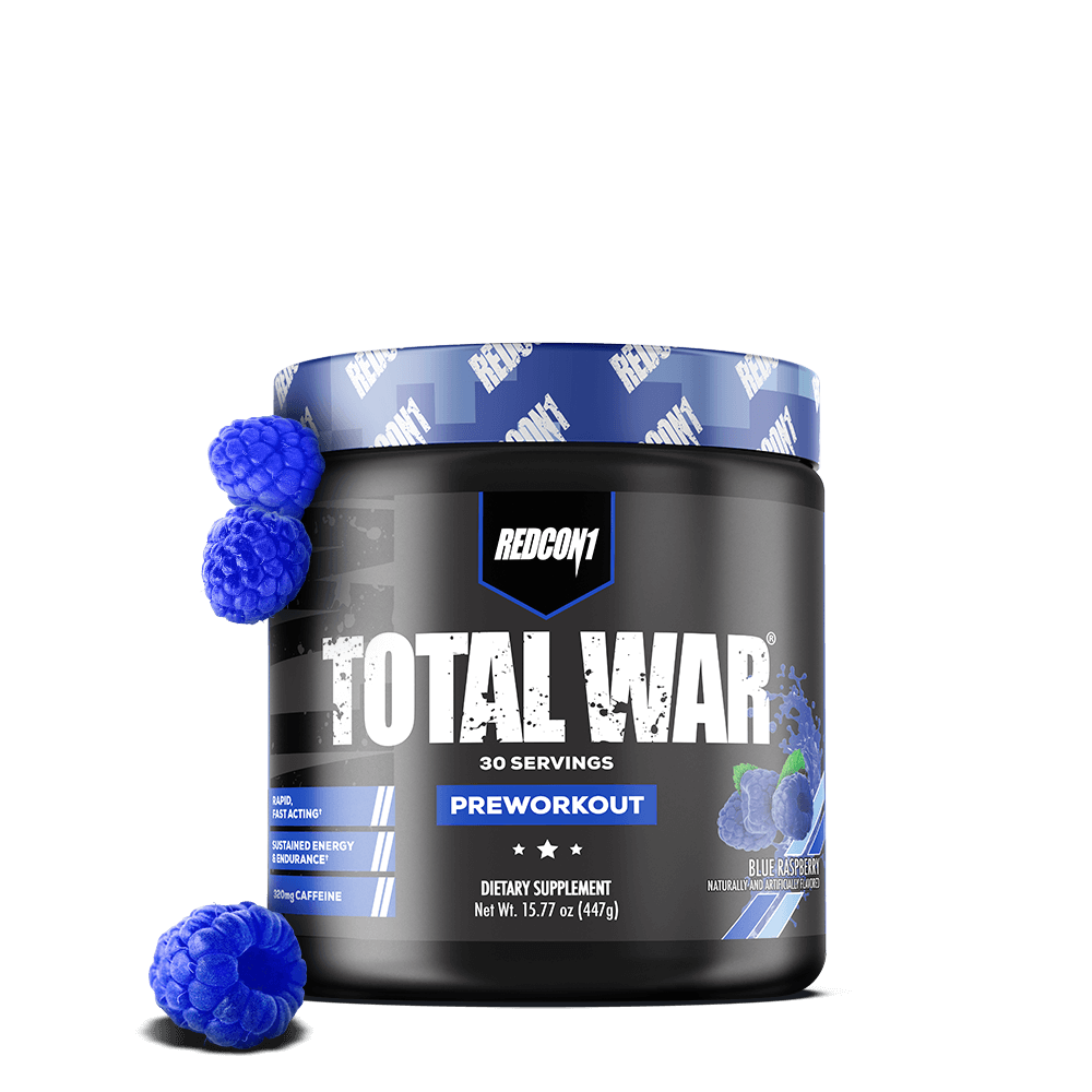 Redcon1 Total War Pre Workout - 30 Servings - Blue Raspberry product image