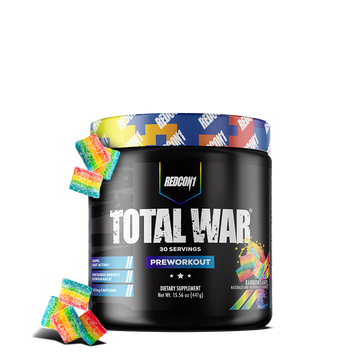 Redcon1 Total War Pre Workout - 30 Servings - Rainbow Candy