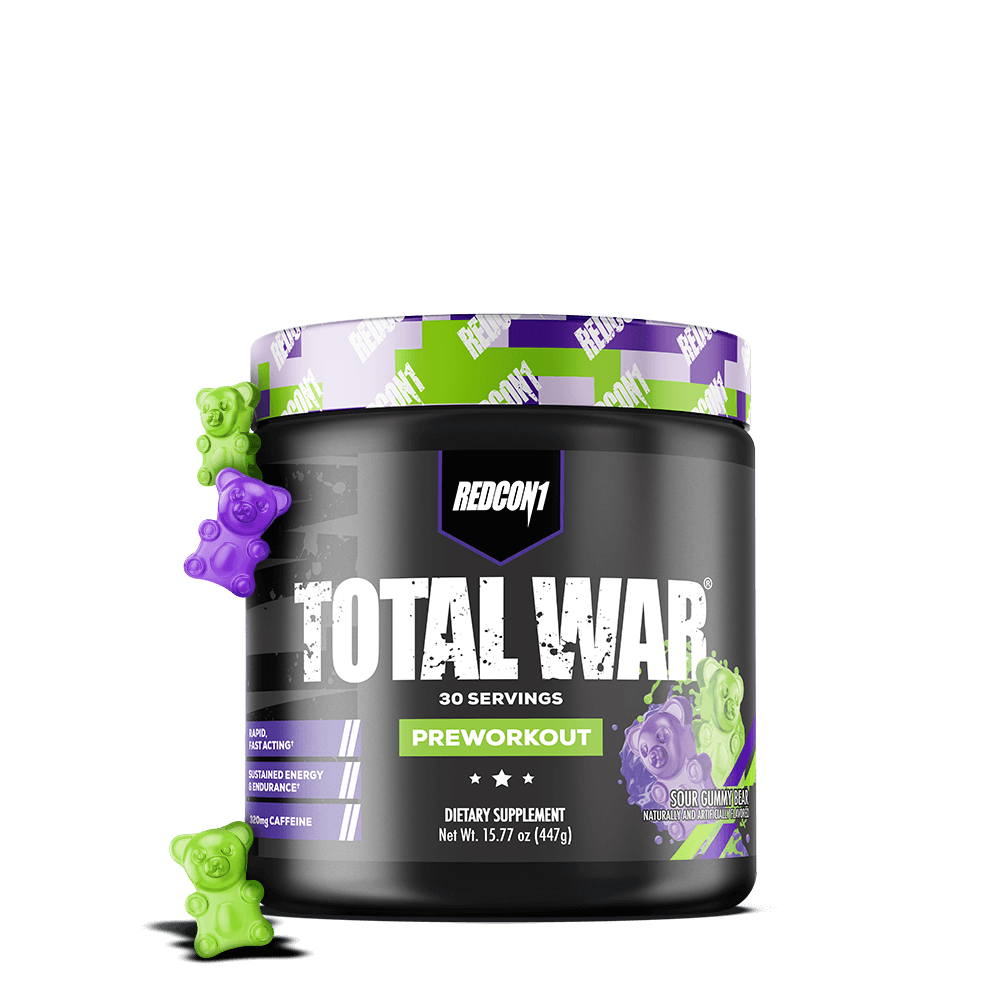 Redcon1 Total War Pre Workout - 30 Servings - Sour Gummy Bear product image