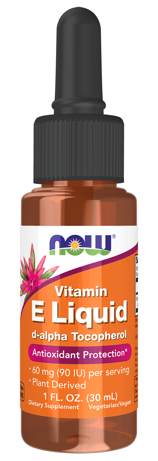 NOW Supplements, Vitamin E Liquid, Antioxidant Protection*, 1 oz — product image