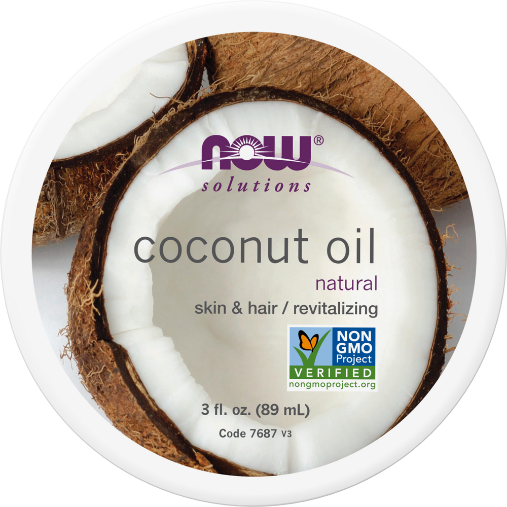 NOW Solutions, Coconut Oil, Conditioning Moisturizer, Travel Size, 3 fl. oz — product image