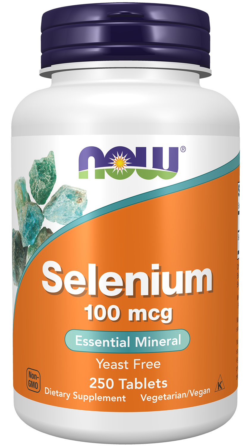 NOW Supplements, Selenium 100 mcg, Essential Mineral, 250 Tabs — product image