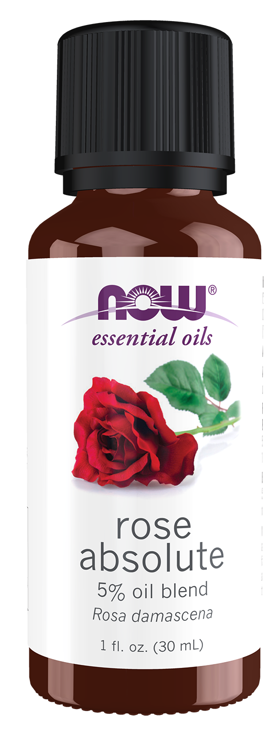 NOW Essential Oils, Rose Absolute in Jojoba, Romantic Scent, 1 fl. oz — product image