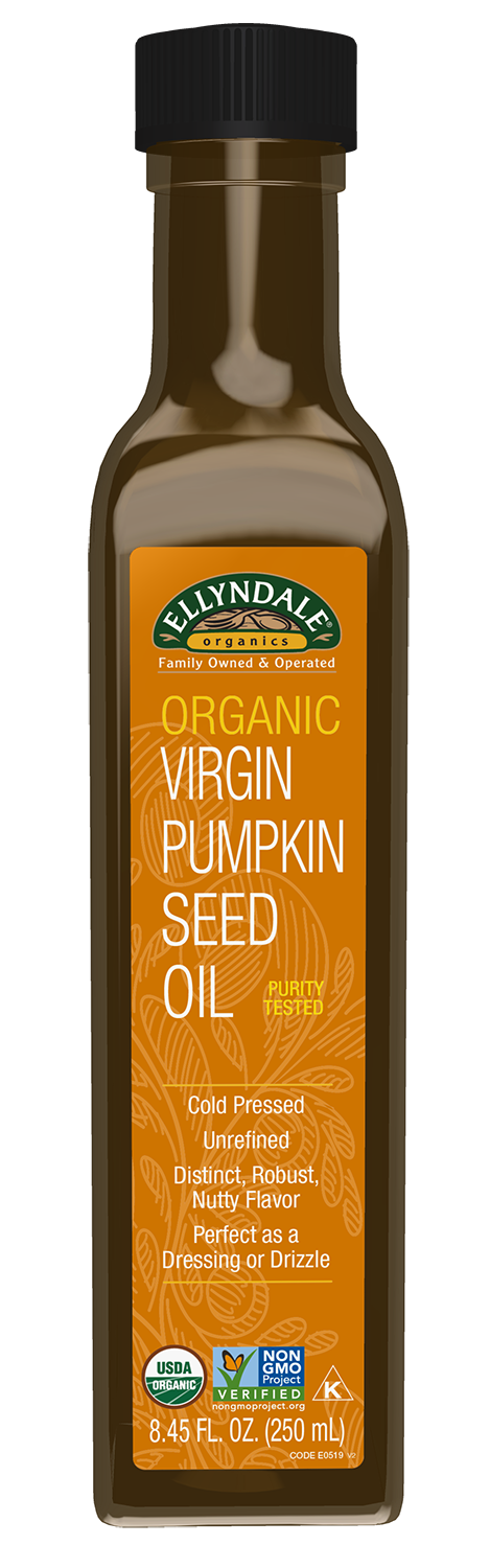 NOW Foods, Organic Virgin Pumpkin Seed Oil, Cold-Pressed, 8.45 fl. oz — product image