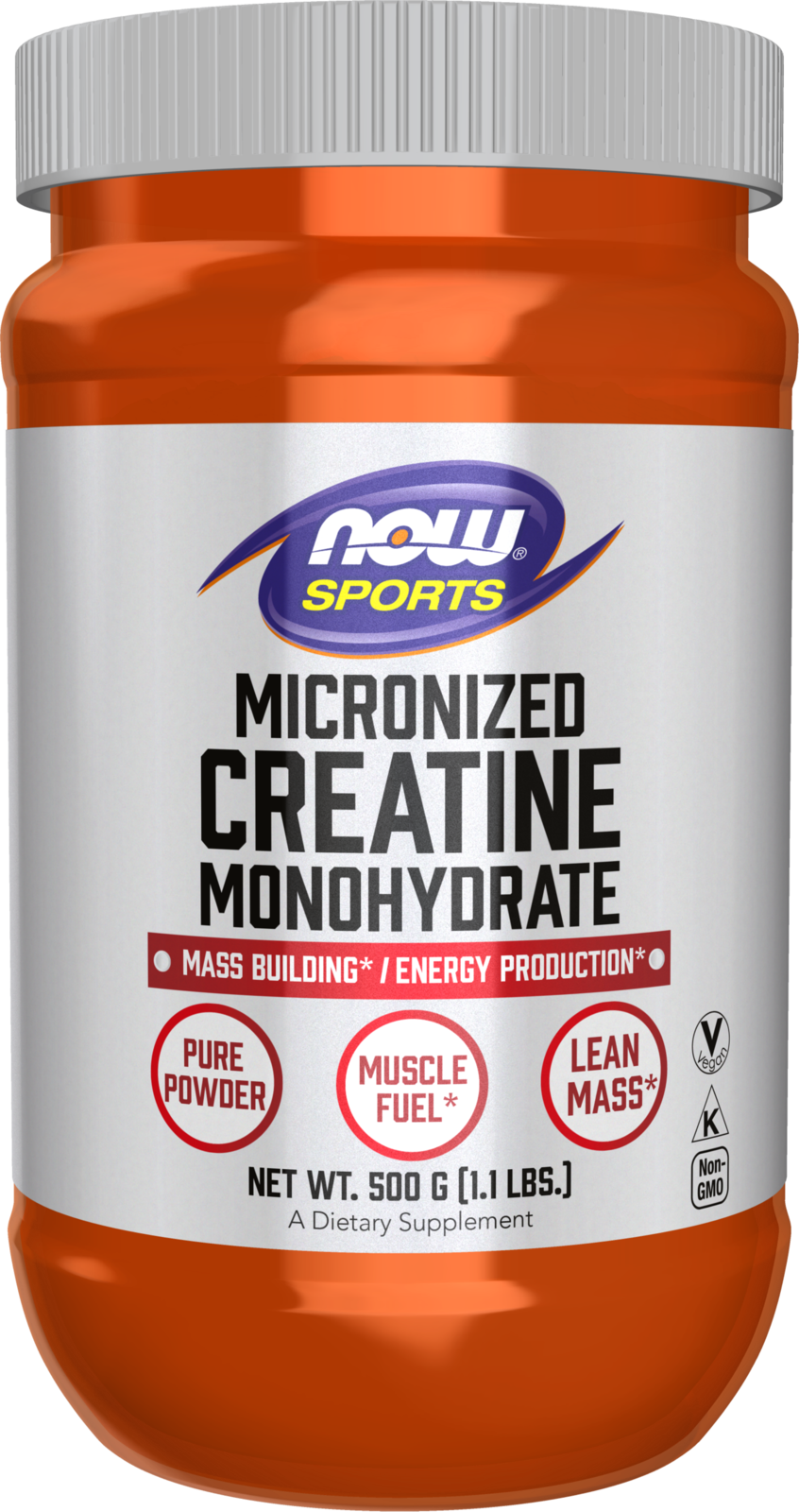 NOW Sports, Micronized Creatine Powder, Muscle Fuel*, 1.1 lbs — product image