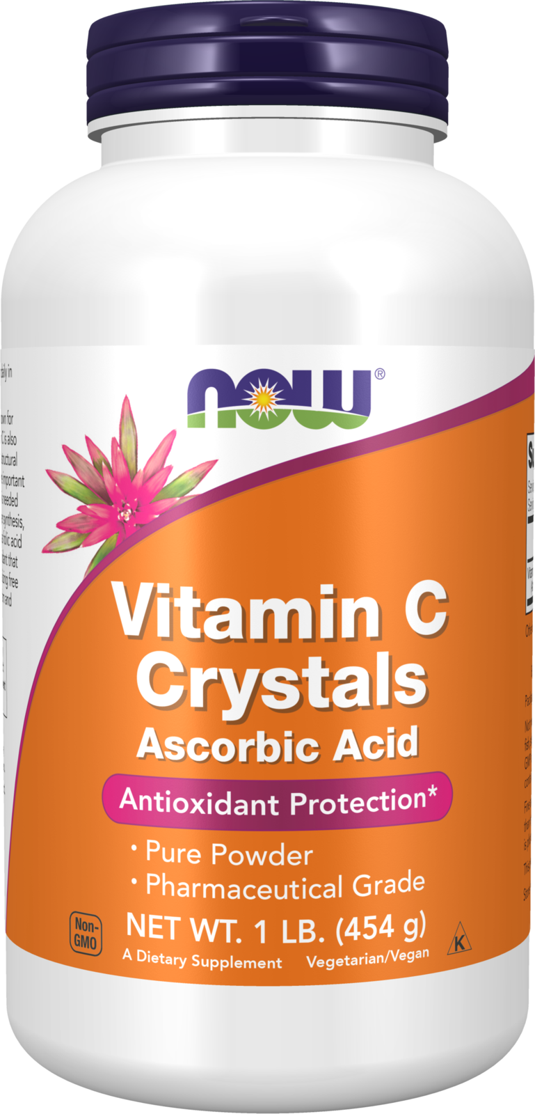 NOW Supplements, Vitamin C Crystals (Ascorbic Acid), 1 lb — product image