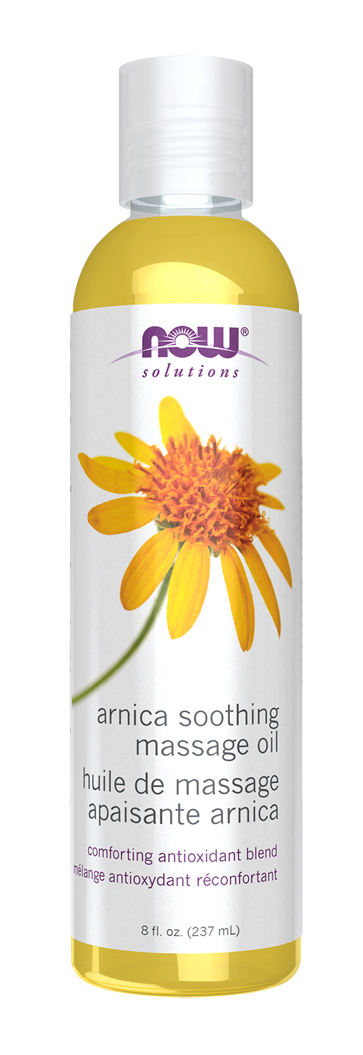NOW Solutions, Arnica Soothing Massage Oil, Comforting Blend, 8 fl. oz — product image