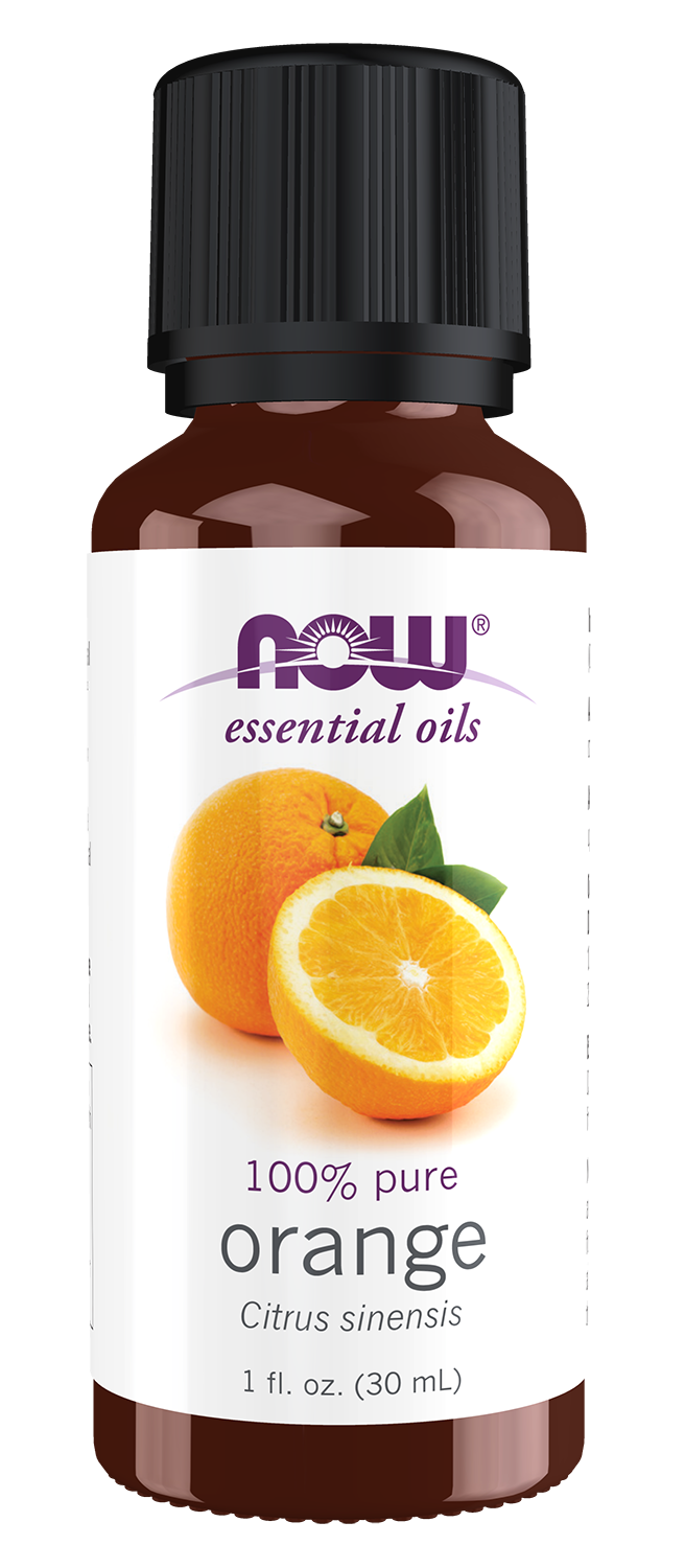 NOW Essential Oils, Orange Oil, Cold Pressed, Undiluted, 1 fl. oz — product image