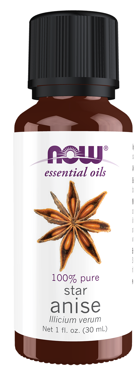 NOW Essential Oils, Anise Oil, Undiluted, Steam Distilled, 1 fl. oz — product image