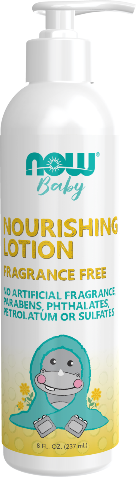 NOW Baby, Nourishing Baby Lotion, Fragrance Free, Paraben Free, 8 Fluid Ounces — product image