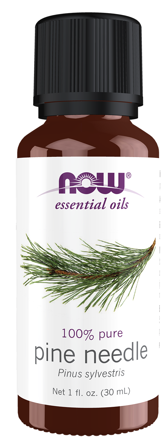 NOW Essential Oils, Pine Needle Oil, Steam Distilled, Undiluted, 1 fl. oz — product image