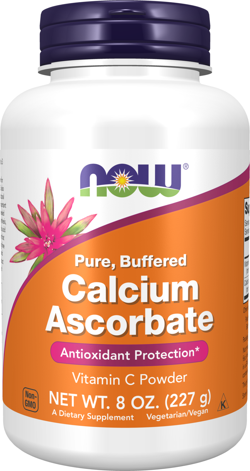 NOW Supplements, Calcium Ascorbate Powder, Antioxidant Protection*, 8 oz — product image