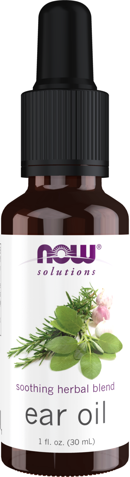 NOW Solutions, Ear Oil, Soothing Herbal Blend, 1 fl. oz — product image