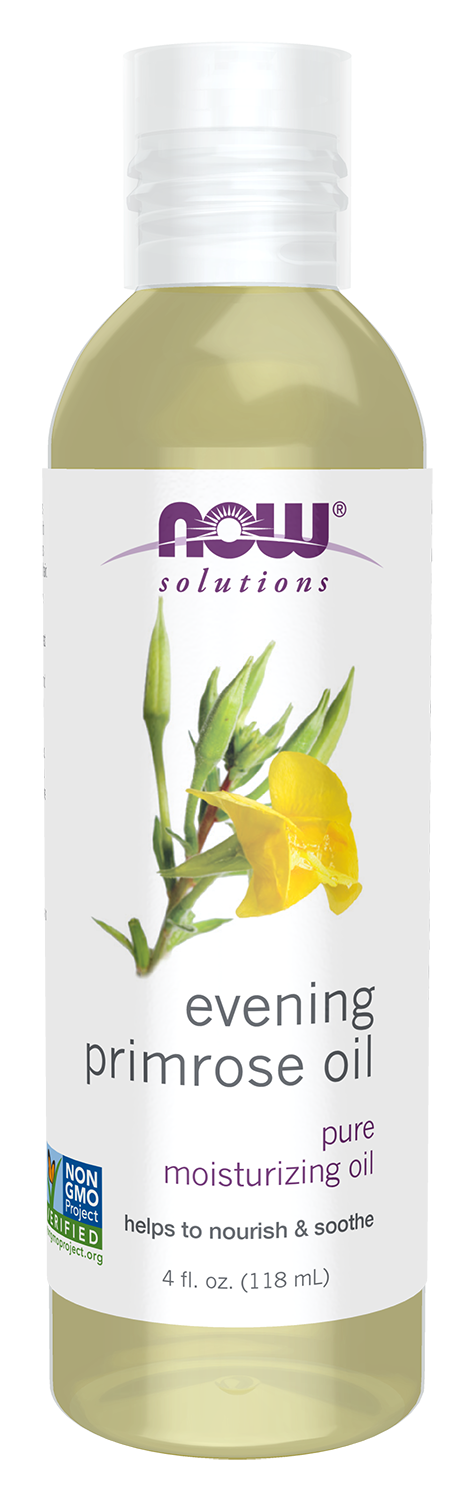 NOW Solutions, Evening Primrose Oil, Moisturizing Oil, 4 fl. oz — product image