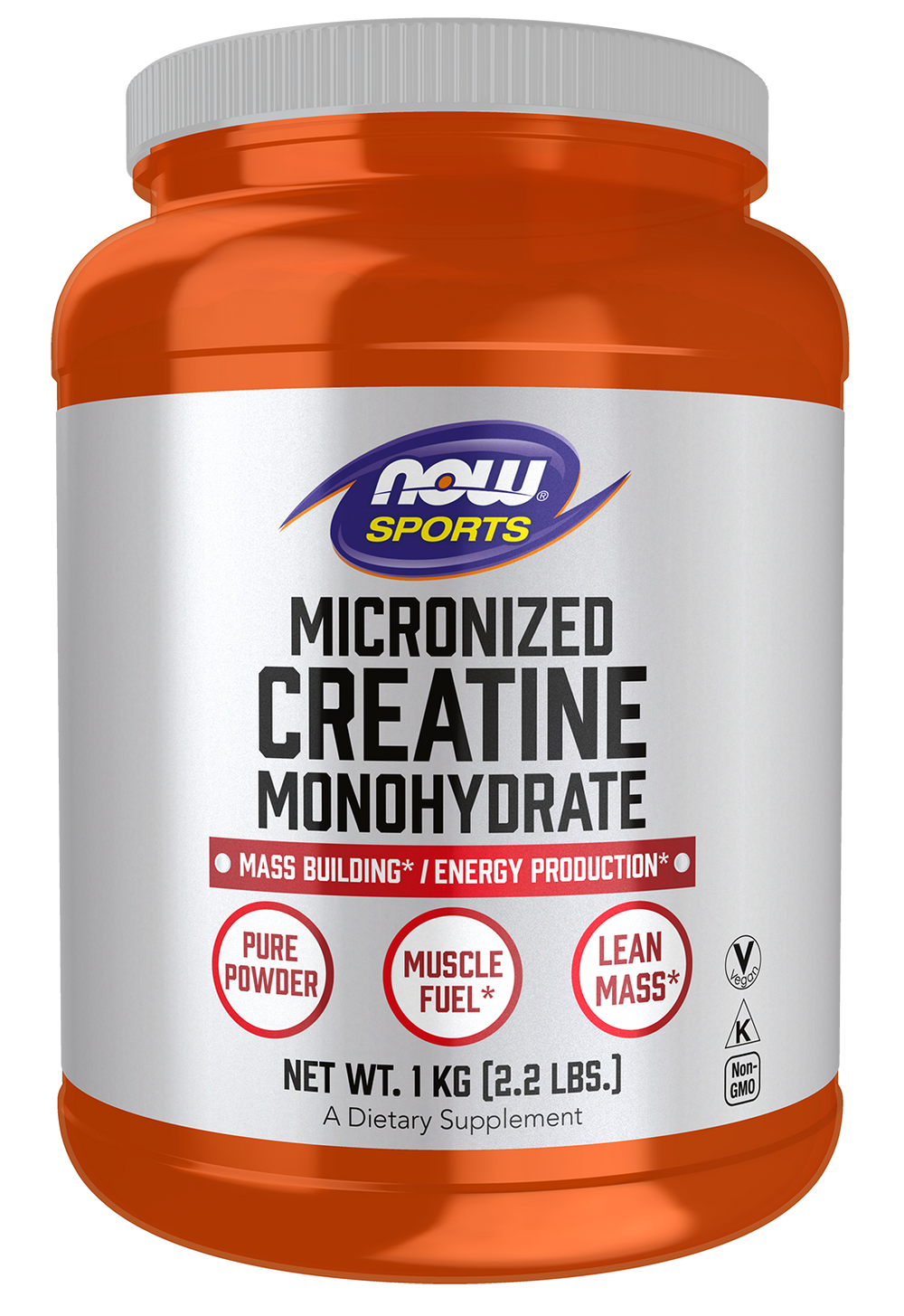 NOW Sports, Micronized Creatine Powder, Muscle Fuel*, 1 kg — product image