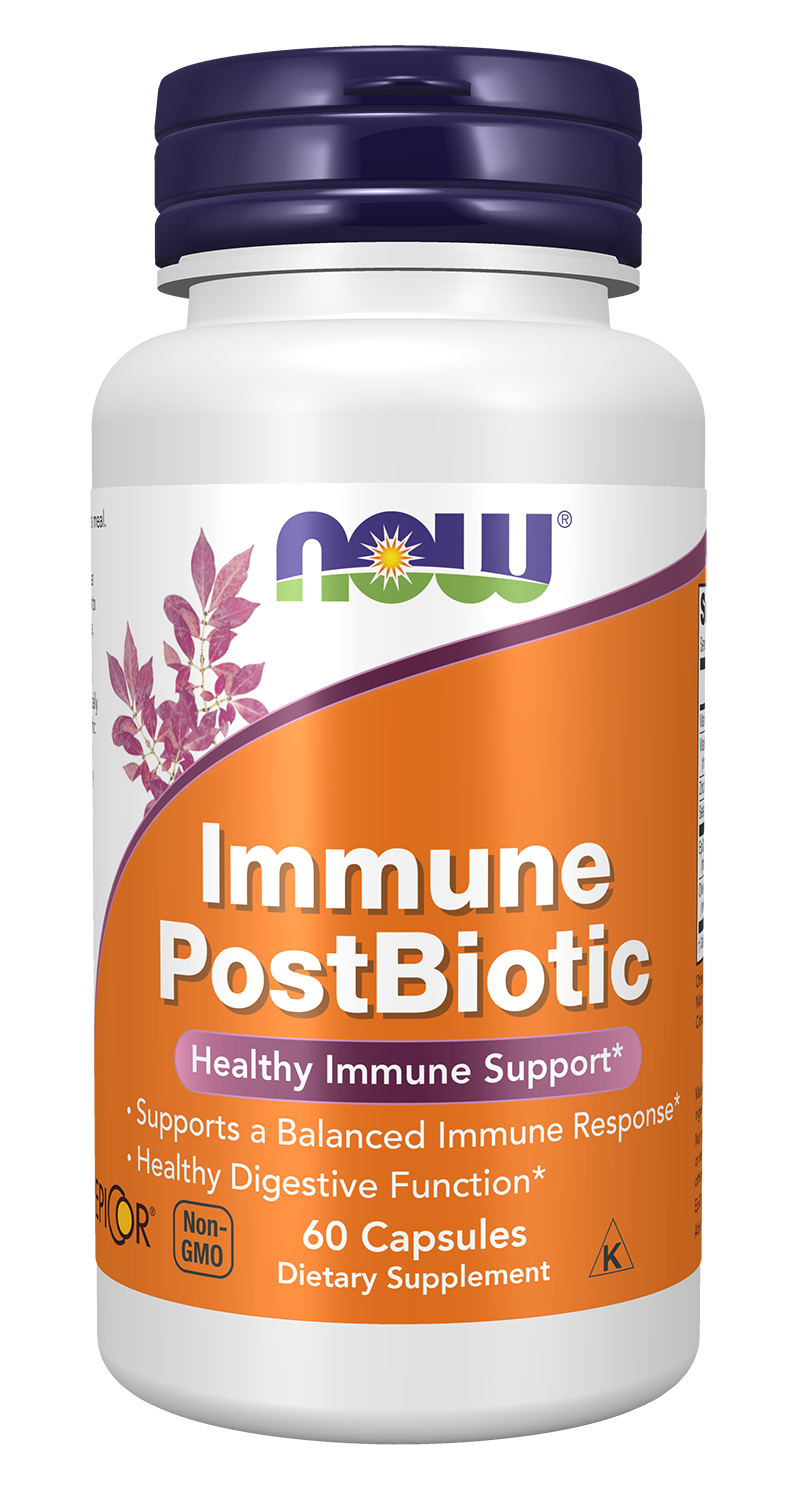 NOW Supplements, Immune PostBiotic, Healthy Immune Support*, 60 Capsules — product image