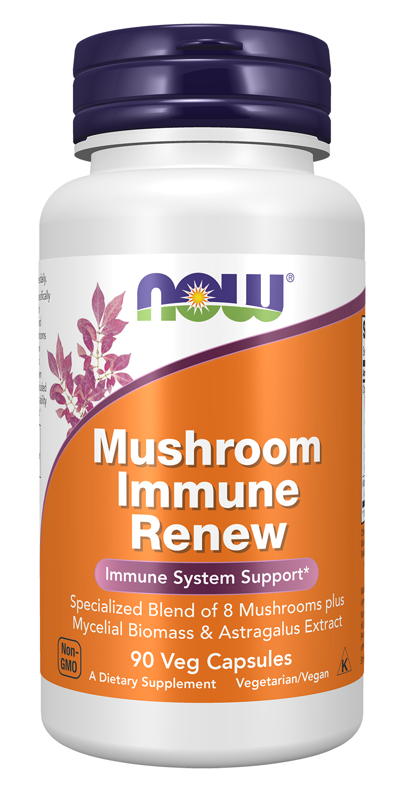 NOW Supplements, Mushroom Immune Renew, Immune System Support*, 90 Veg Caps — product image