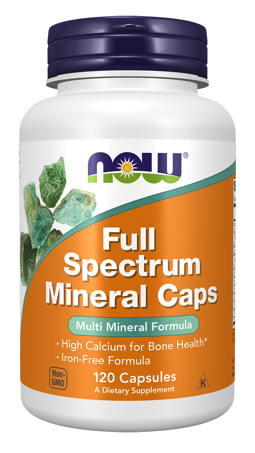 NOW Supplements, Full Spectrum Mineral Caps, Multi Minerals, 120 Veg Caps — product image