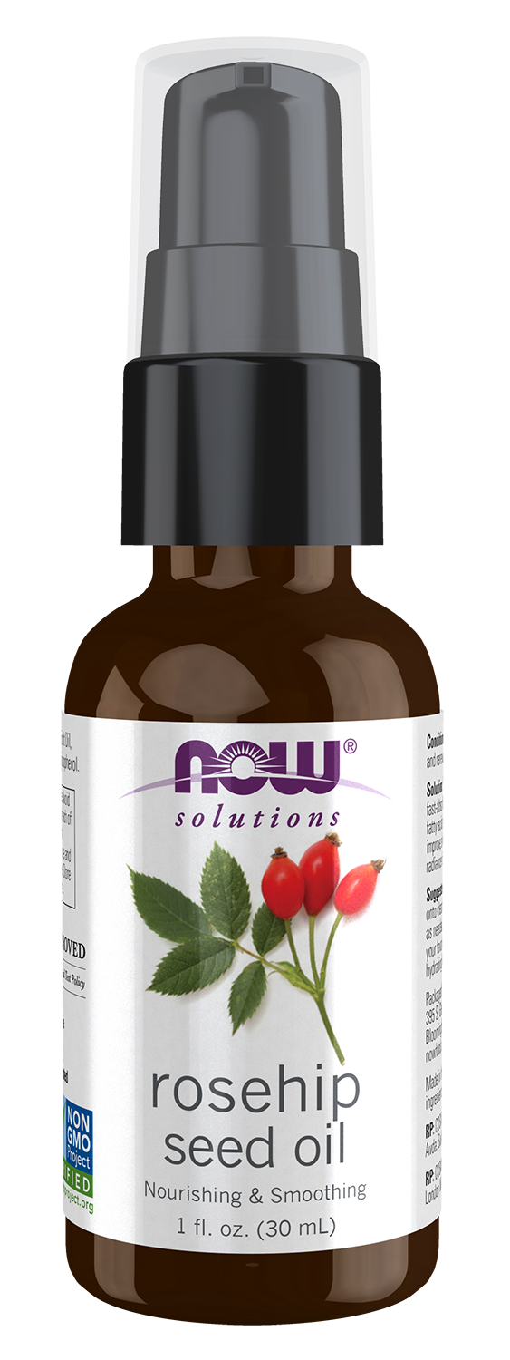 NOW Solutions, Rose Hip Seed Oil, Nourishing and Renewing, 1 fl. oz — product image