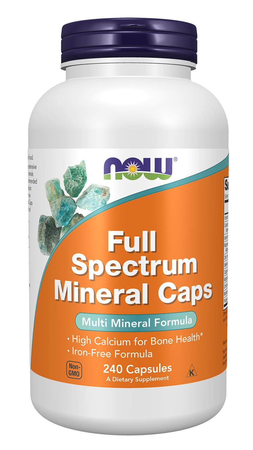 NOW Supplements, Full Spectrum Mineral Caps, Multi Minerals, 240 Veg Caps — product image