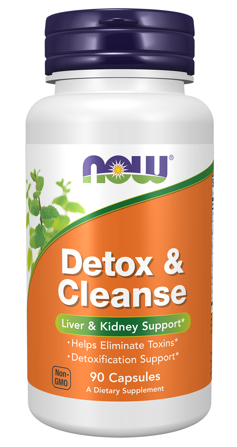 NOW Supplements, Detox and Cleanse, Liver and Kidney Support*, 90 Veg Caps — product image