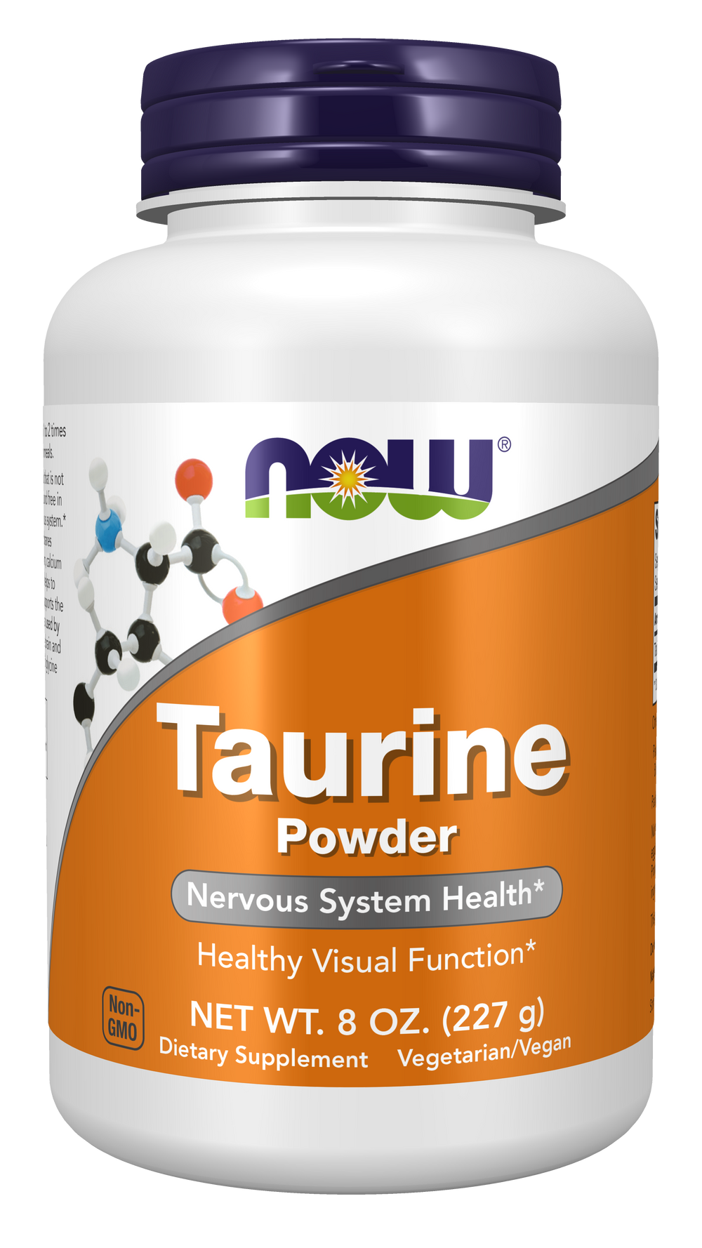 NOW Supplements, Taurine Powder, Amino Acid, 8 oz — product image