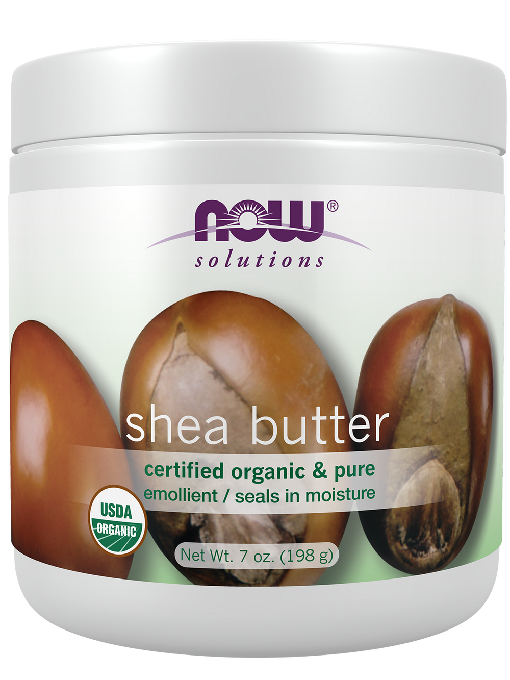 NOW Solutions, Certified Organic Shea Butter, Moisturizer, 7 oz — product image