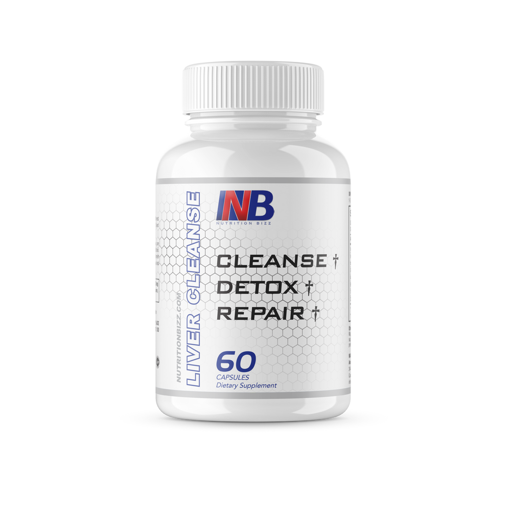 NutritionBizz Liver Cleanse Detox | Cleanse | Repair 60 Capsules